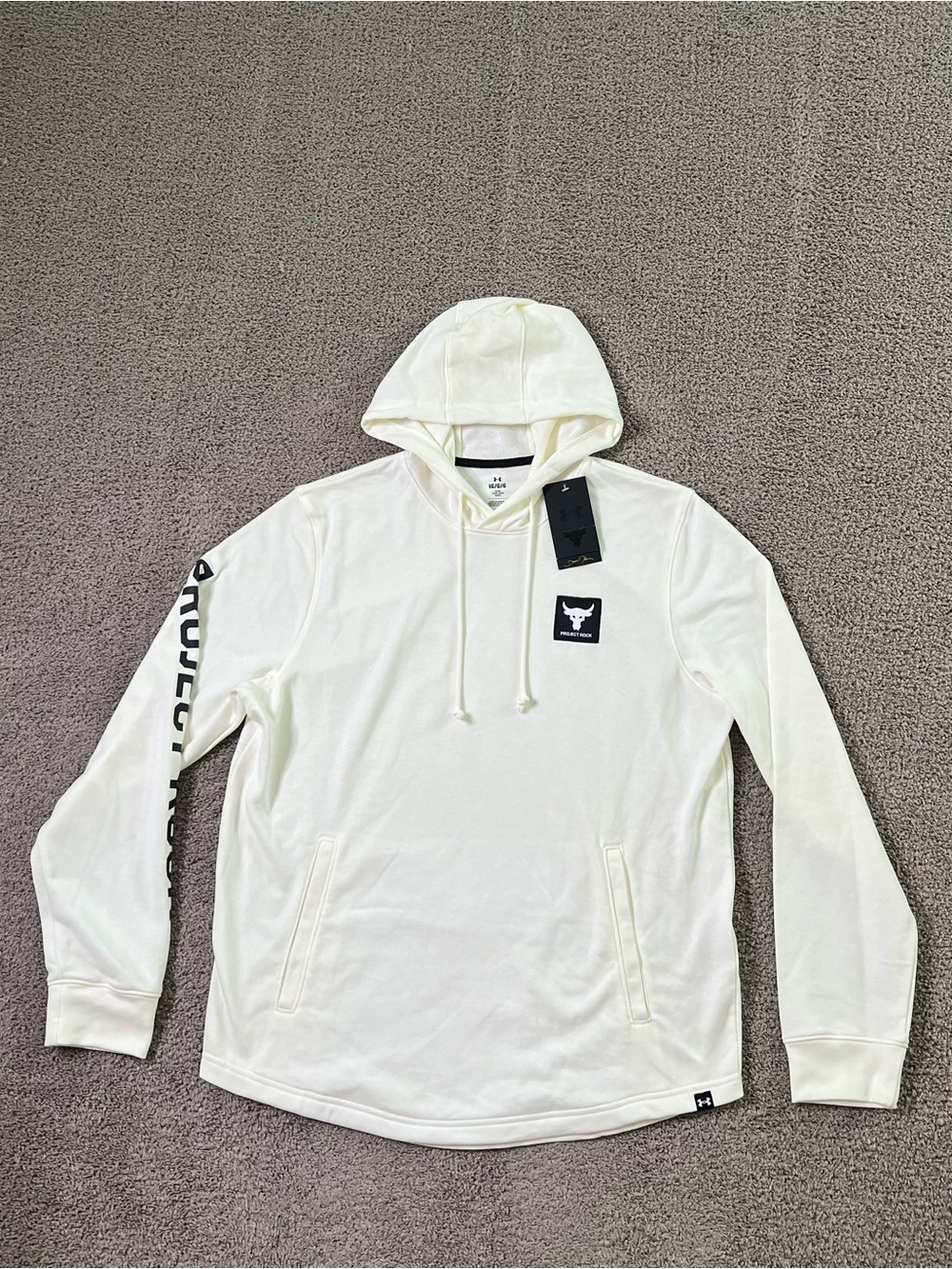 Under Armour Project Rock Terry Hoodie Men's Size Large
